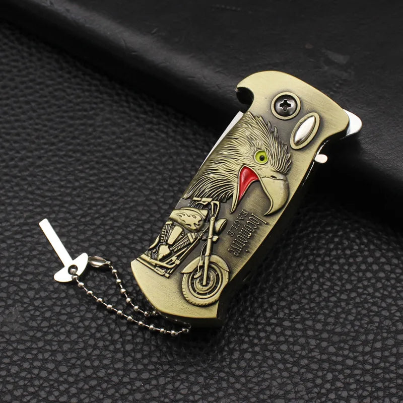New Multifunctional Metal Windproof Lighter with Bottle Opener Outdoor Direct-inflatable Portable Cigar Lighter