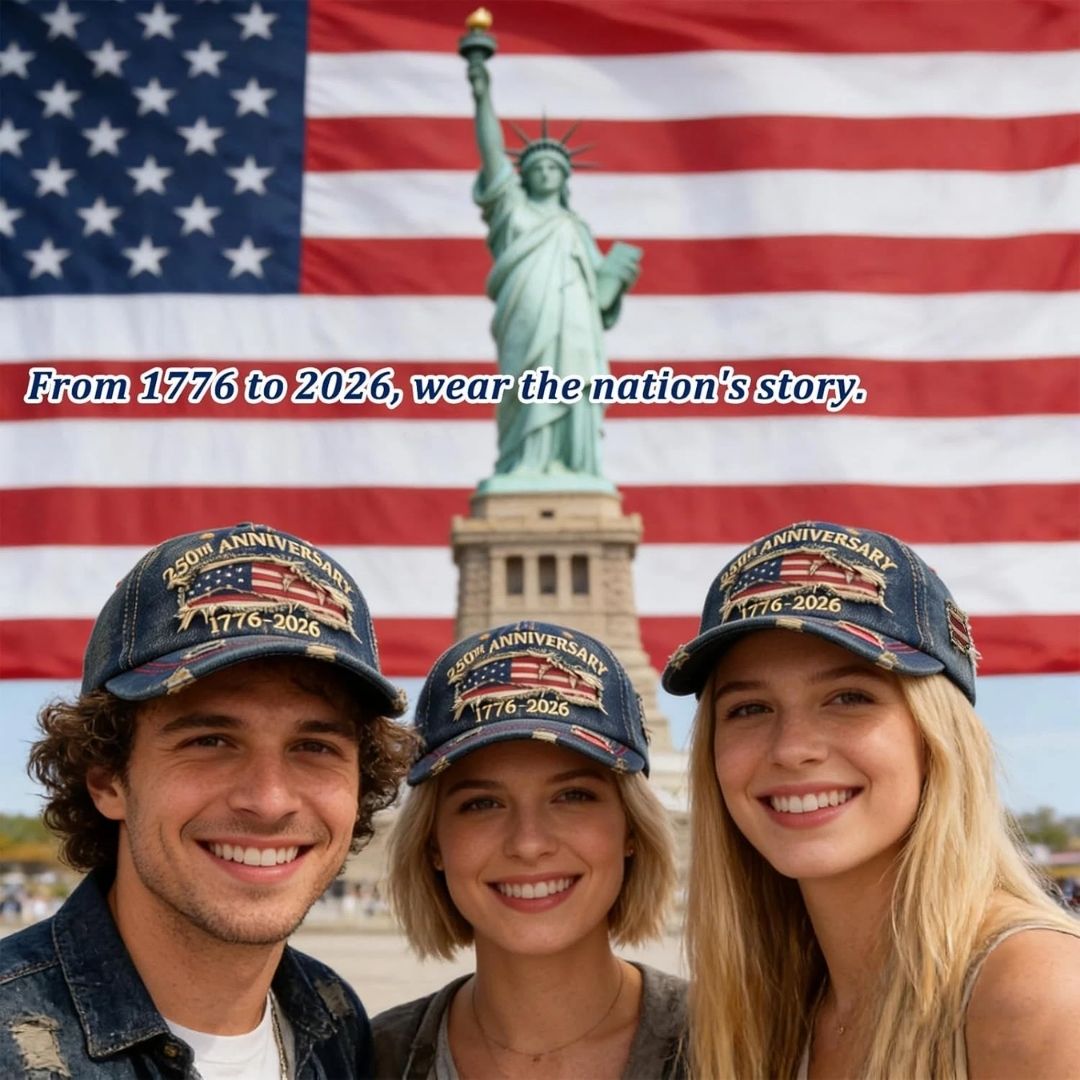 US 250th Anniversary Denim Hat — Celebrate 1776–2026