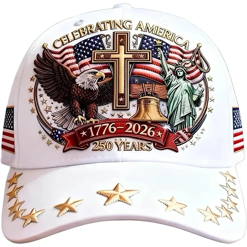 🔥 FLASH SALE - 40% OFF – BEST PRICE TODAY! 🔥 💥 Super cool eagle and American flag design – embodying the spirit of freedom 💥 250th Anniversary Edition – rare and collectible 💥 Perfect fit – instantly makes you stand out