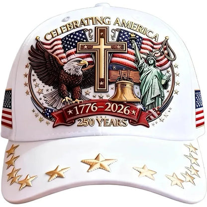🔥 FLASH SALE - 40% OFF – BEST PRICE TODAY! 🔥 💥 Super cool eagle and American flag design – embodying the spirit of freedom 💥 250th Anniversary Edition – rare and collectible 💥 Perfect fit – instantly makes you stand out