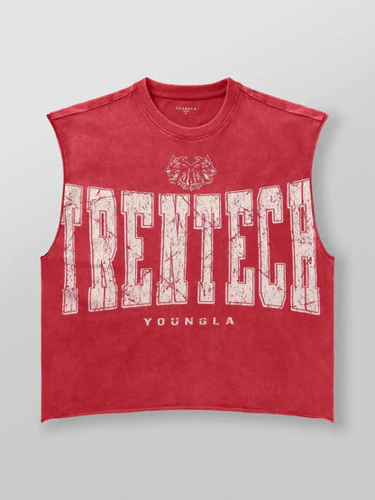 💥40% Off ToDay 💥 Chaozhou style sleeveless cotton t-shirt, retro style summer sports t-shirt.