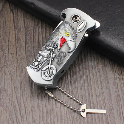 New Multifunctional Metal Windproof Lighter with Bottle Opener Outdoor Direct-inflatable Portable Cigar Lighter