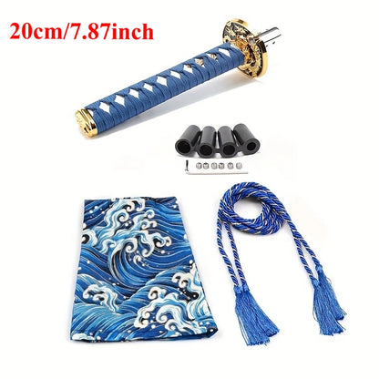 Universal Dust Cover Shift Knob Collars With Adapters With 150mm200MM JDM Katana Samurai Sword Shift Knob Shifter car gear lever