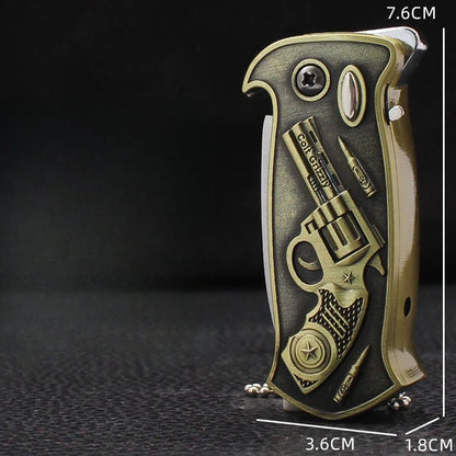 New Multifunctional Metal Windproof Lighter with Bottle Opener Outdoor Direct-inflatable Portable Cigar Lighter