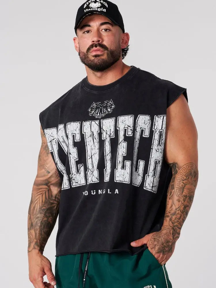 💥40% Off ToDay 💥 Chaozhou style sleeveless cotton t-shirt, retro style summer sports t-shirt.
