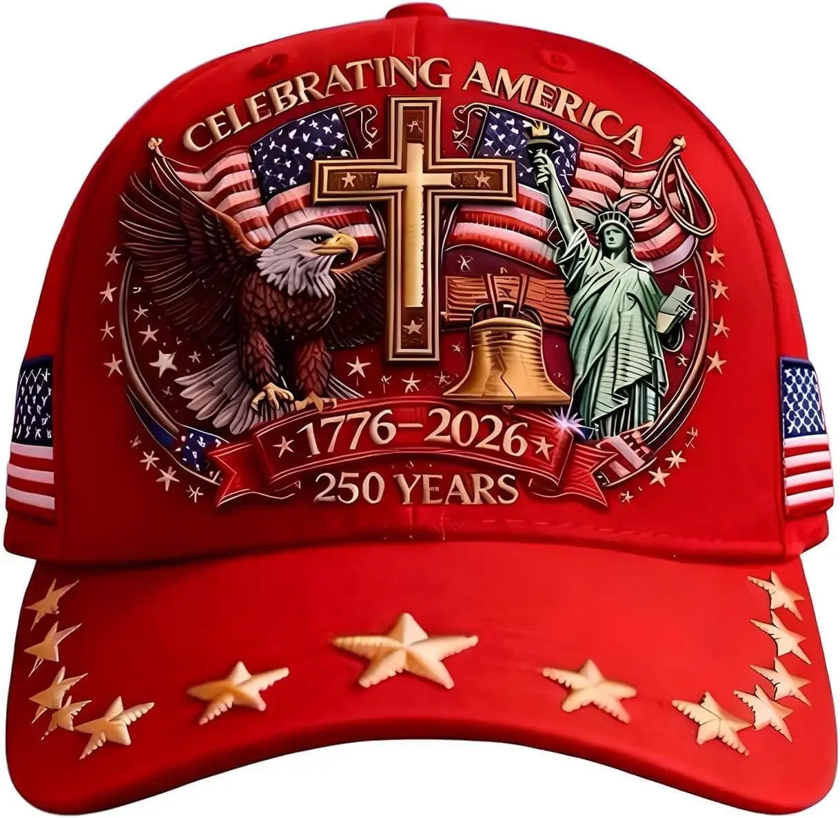 🔥 FLASH SALE - 40% OFF – BEST PRICE TODAY! 🔥 💥 Super cool eagle and American flag design – embodying the spirit of freedom 💥 250th Anniversary Edition – rare and collectible 💥 Perfect fit – instantly makes you stand out
