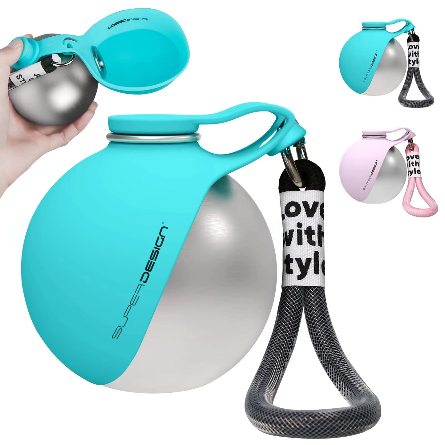 🔥 HOT SALE 🔥 Travel Smart with 2-in-1 Dog Water Bottle – Leakproof & Compact Design