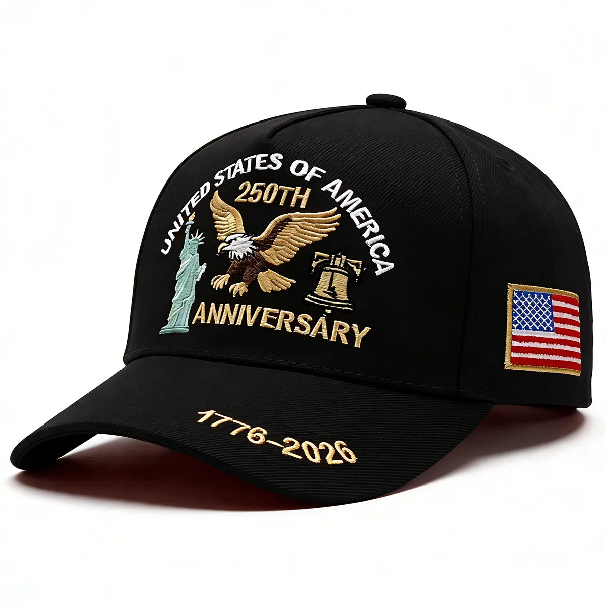 💥 Get 40% Off Today 💥 ABLECAP USA 250th Hat Eagle Liberty Bell Cap