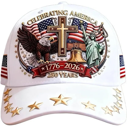 🔥 FLASH SALE - 40% OFF – BEST PRICE TODAY! 🔥 💥 Super cool eagle and American flag design – embodying the spirit of freedom 💥 250th Anniversary Edition – rare and collectible 💥 Perfect fit – instantly makes you stand out