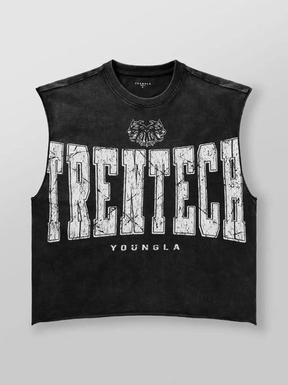 💥40% Off ToDay 💥 Chaozhou style sleeveless cotton t-shirt, retro style summer sports t-shirt.