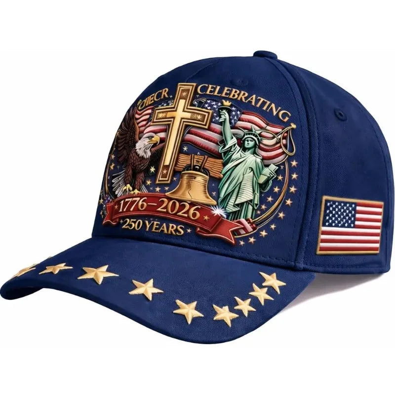 🔥 FLASH SALE - 40% OFF – BEST PRICE TODAY! 🔥 💥 Super cool eagle and American flag design – embodying the spirit of freedom 💥 250th Anniversary Edition – rare and collectible 💥 Perfect fit – instantly makes you stand out
