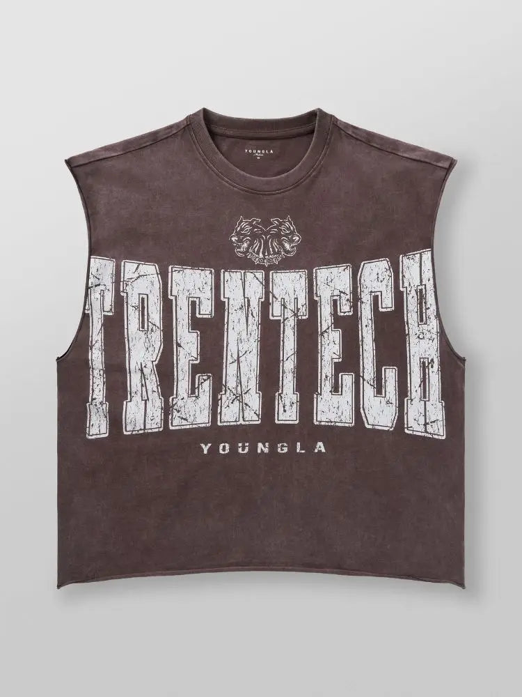 💥40% Off ToDay 💥 Chaozhou style sleeveless cotton t-shirt, retro style summer sports t-shirt.