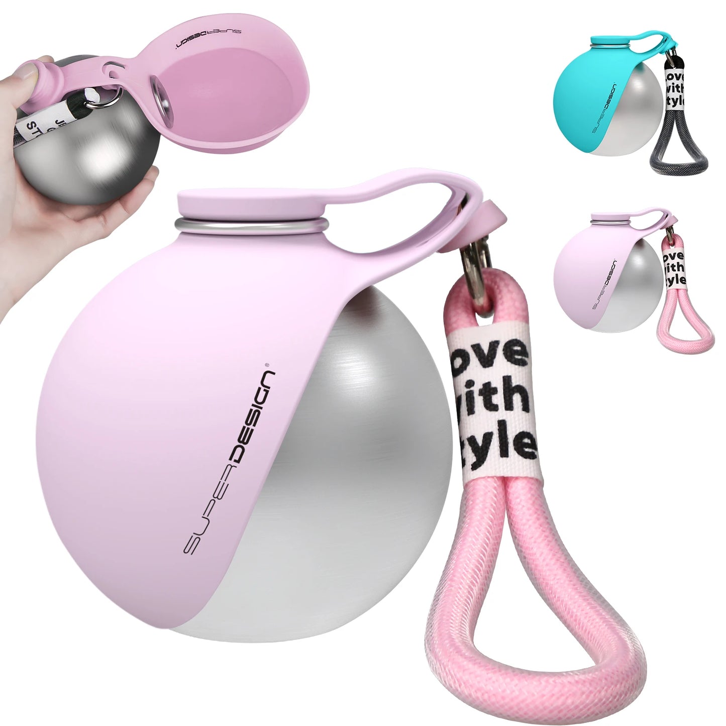 🔥 HOT SALE 🔥 Travel Smart with 2-in-1 Dog Water Bottle – Leakproof & Compact Design