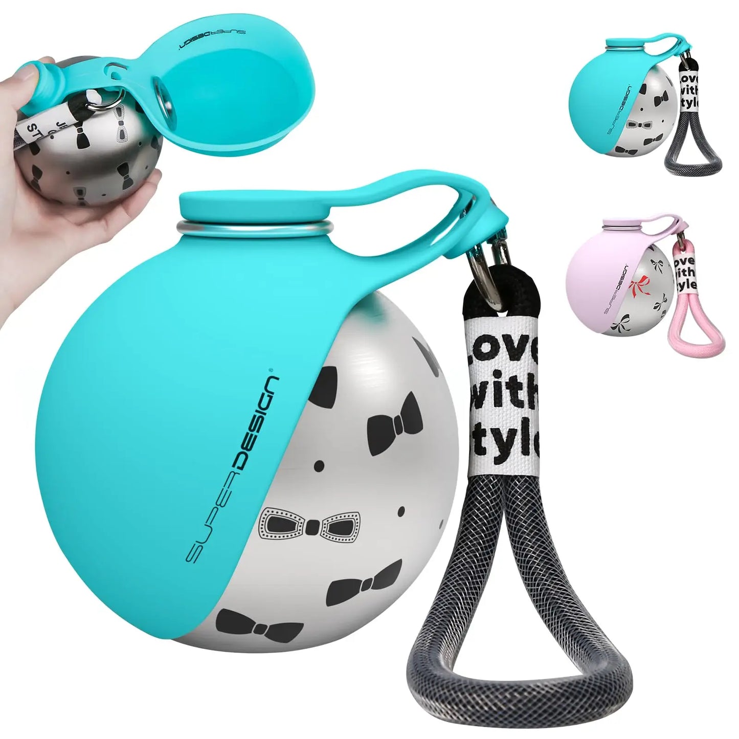 🔥 HOT SALE 🔥 Travel Smart with 2-in-1 Dog Water Bottle – Leakproof & Compact Design