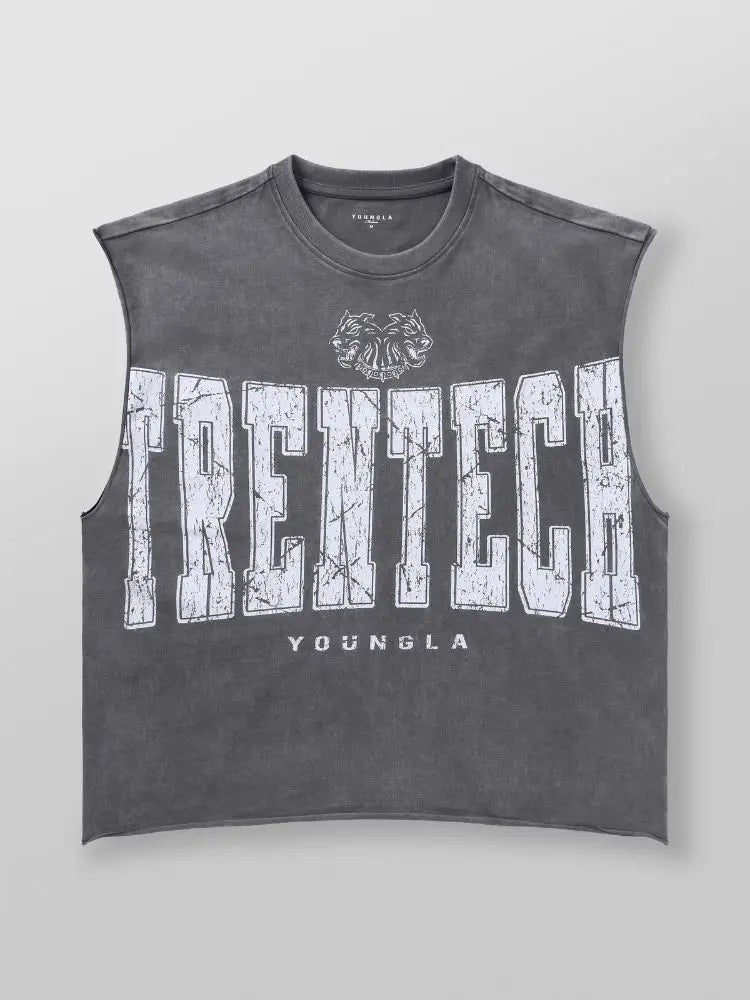 💥40% Off ToDay 💥 Chaozhou style sleeveless cotton t-shirt, retro style summer sports t-shirt.
