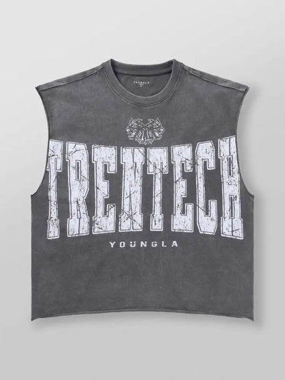 💥40% Off ToDay 💥 Chaozhou style sleeveless cotton t-shirt, retro style summer sports t-shirt.
